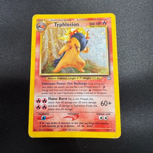Pokemon card typhlosion 111 - card,