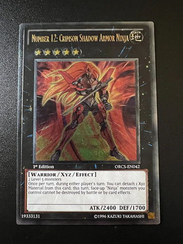 Number crimson shadow - number,