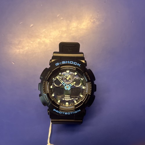 Casio shock 100cb blu - g-shock,