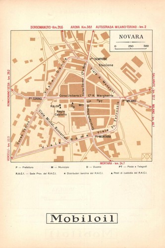 Carta geografica antica novara - carta,