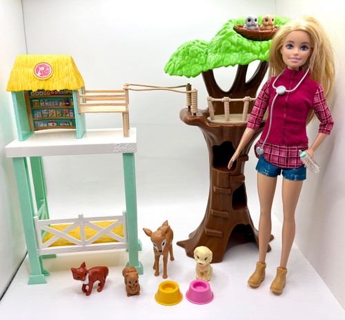 Barbie animal rescuer vet casa - barbie,