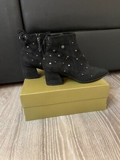 Stivaletti di pelle neri con