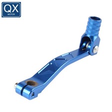 Leva cambio CNC moto blu