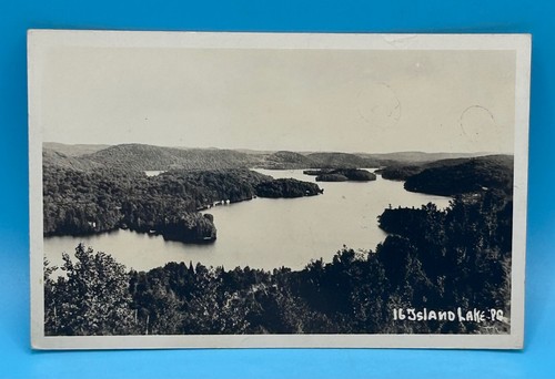 Cartolina epoca rppc island - cartolina, d'epoca