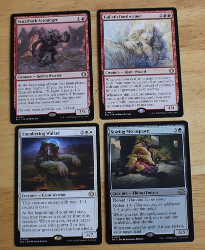 Mtg raro scuzzback - 4x,