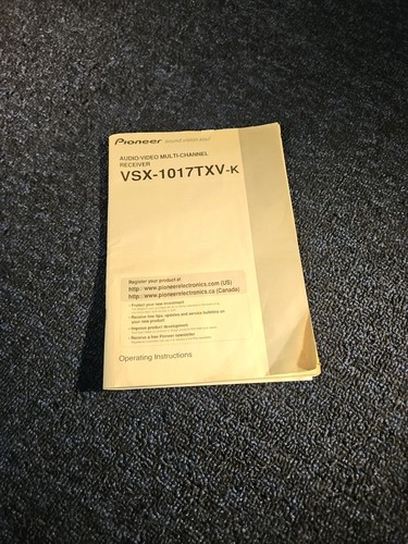 Pioneer vsx 1017txv oem - pioneer,
