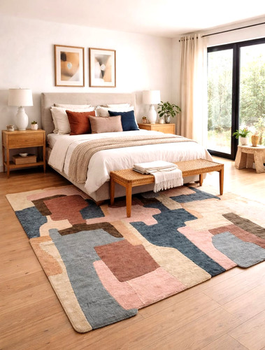 Tappeto lana forma - tappeto,