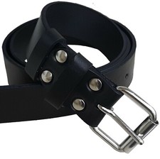 CINTURA UOMO IN CUOIO NERO