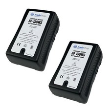 2x batteria Li-Ion V-Mount
