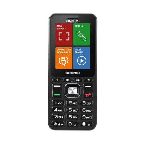 Telefono brondi king nero - brondi, 2+