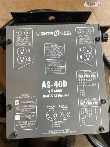 Lightronics 40d dimmer - as-40d,