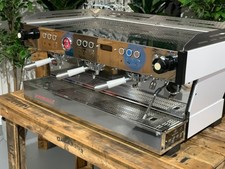 LA MARZOCCO LINEA PB 3 GROUP MACCHINA CAFFÈ ESPRESSO BIANCA COMMERCIAL CAFE...