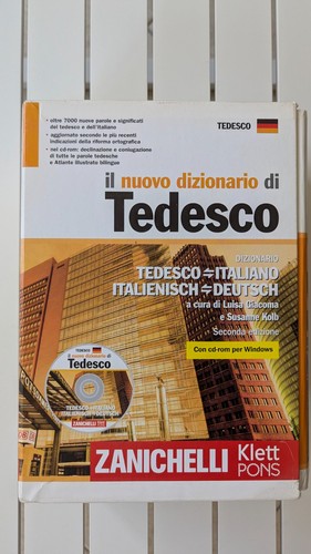 Dizionario italiano tedesco - dizionario, italiano-tedesco