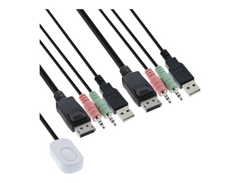 Inline kvm switch porte usb - 2,
