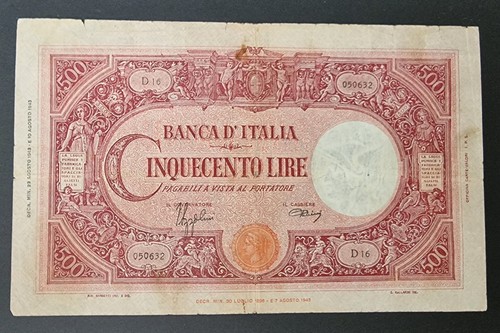 Cinquecento 500 lire barbetti - cinquecento,