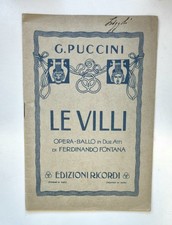 Le Villi - G. Puccini