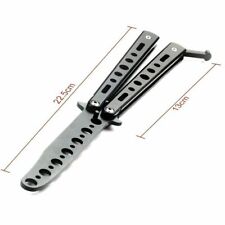 COLTELLO A FARFALLA DA ESERCITAZIONE SENZA LAMA ALLENAMENTO PIEGHEVOLE COLTELLI