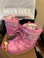 MOON BOOT - stivali Low Icon rosa - nuovi con scatola originale - tg. 36/38