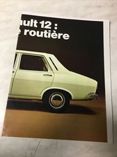 Renault 1971 R4 R6 R6TL R8 R8S R10 R12 R16 catalogue prospectus brochure