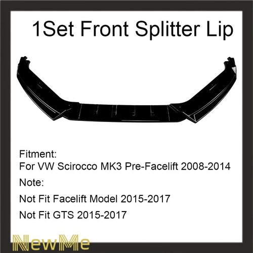 Sdoppiatore anteriore nero