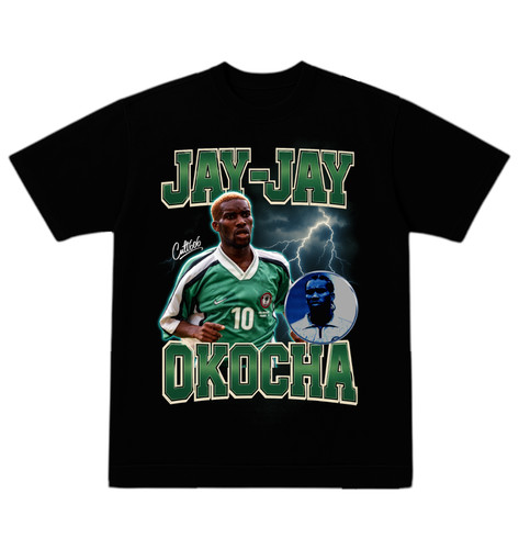 Jay okocha nigeria shirt - jay-jay,