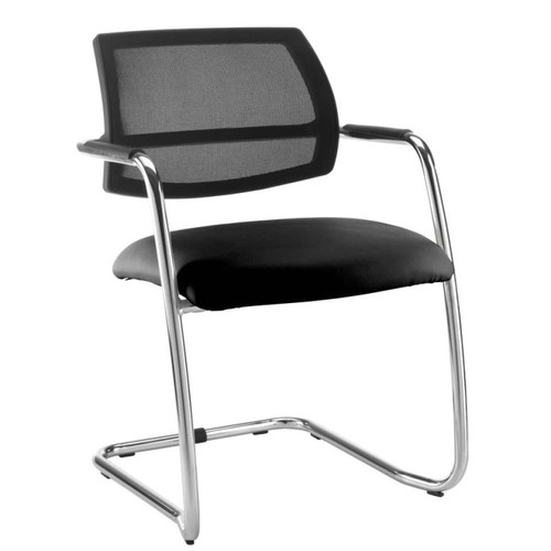 Sedia visitatore con - , slitta