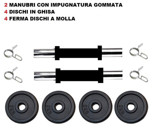 Manubri coppia 4 - coppia, mm