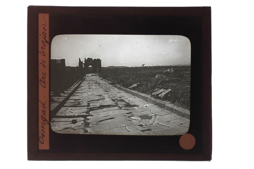 Timgad algeria piastra - timgad, di