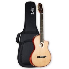 Chitarra Elettronica Classica Portatile CHITARRA SILENZIOSA Classica Nylon Corda Viaggio