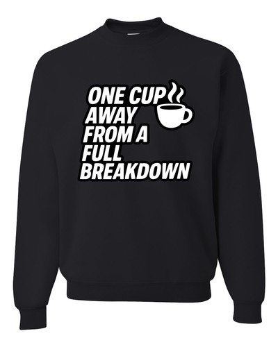 Felpa girocollo one cup away - one,