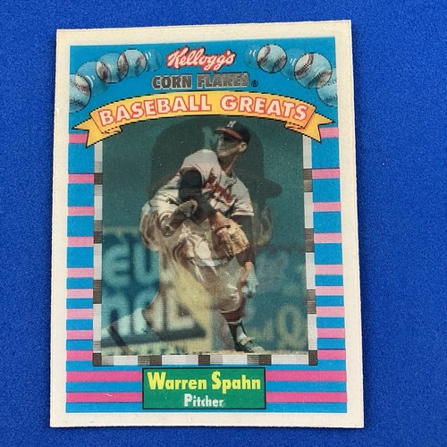 Warren spahn 1991 kellog - warren, kellog's