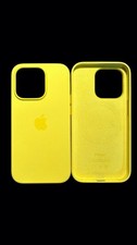 Cover Custodia Case Copertina SILICONE ORIGINALE iPhone 14 pro GIALLO Limone