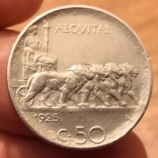 Moneta centesimi 1925 - moneta,