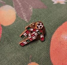 Distintivo calcio ITALIA 90 - Mascotte CIAO - Spilla BERTONI 