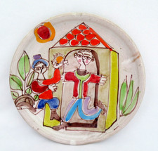 Piatto ceramica vintage