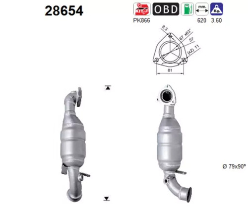 Catalizzatore marmitta
