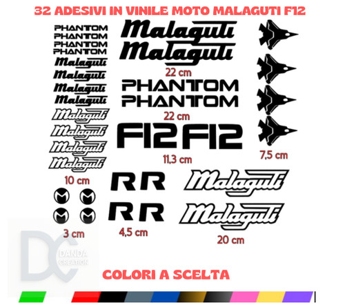 Adesivi malaguti phantom - adesivi, f