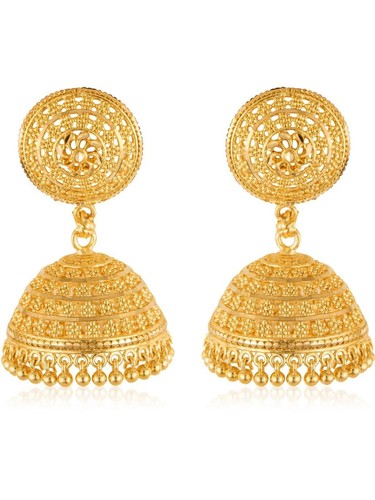 Orecchini jhumki rotondi - orecchini,