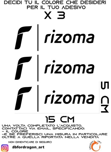 Adesivi logo stickers rizoma - logo ,