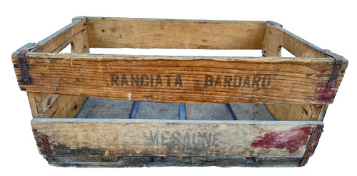 Cassa legno vintage - cassa, aranciata