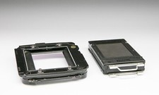 MAMIYA RB67 Revolving Film Back Adapter + Double Magazine for flat film 6x9