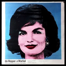 2012 * Poster Originale "da Hopper a Warhol - Pittura Americana, Jackie" San Mar