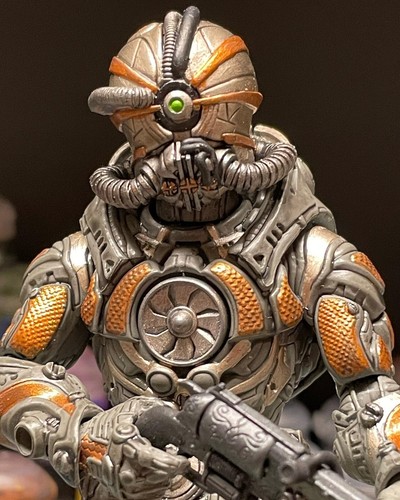 Scultura testa cyber - testa,