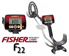 Fisher f22 metal detector - fisher,