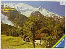 Puzzle Old Stock Ravensburger 1000 pz - Montblanc ~ Glacier des Bossons