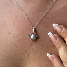 Collana granchio con occhi di