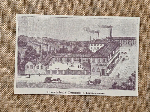 Lumezzane nell 800 acciaieria - nell'800,