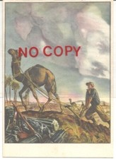 Fascismo. Milizia Eroica. Colonie, aratura. Illustratore G. Porcheddu.
