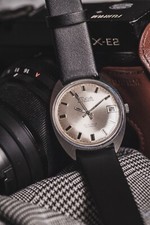 Elvia white elegant VINTAGE watch perfectly WORKING German AUTOMATIC movement 