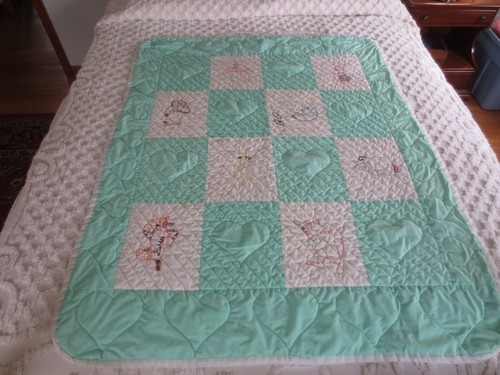 Trapunta culla patchwork
